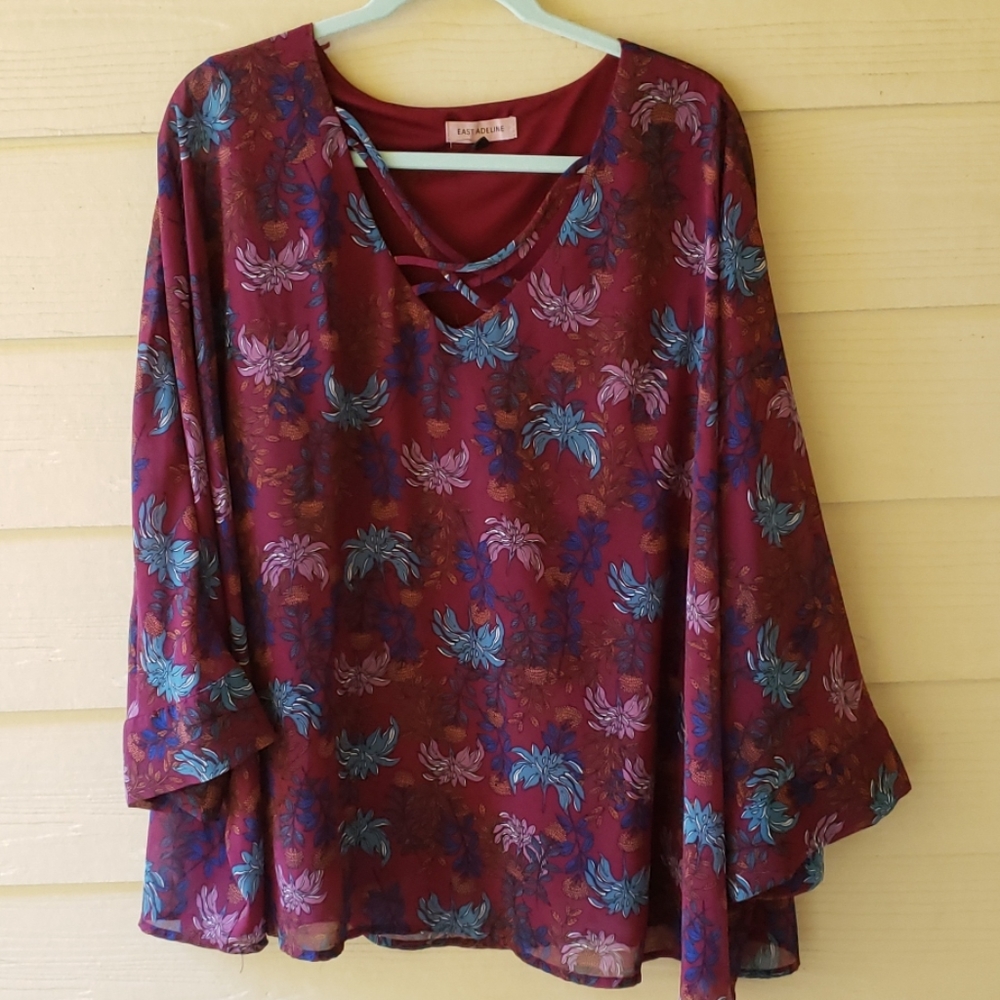 East Adeline Dia & Co blouse, 4x